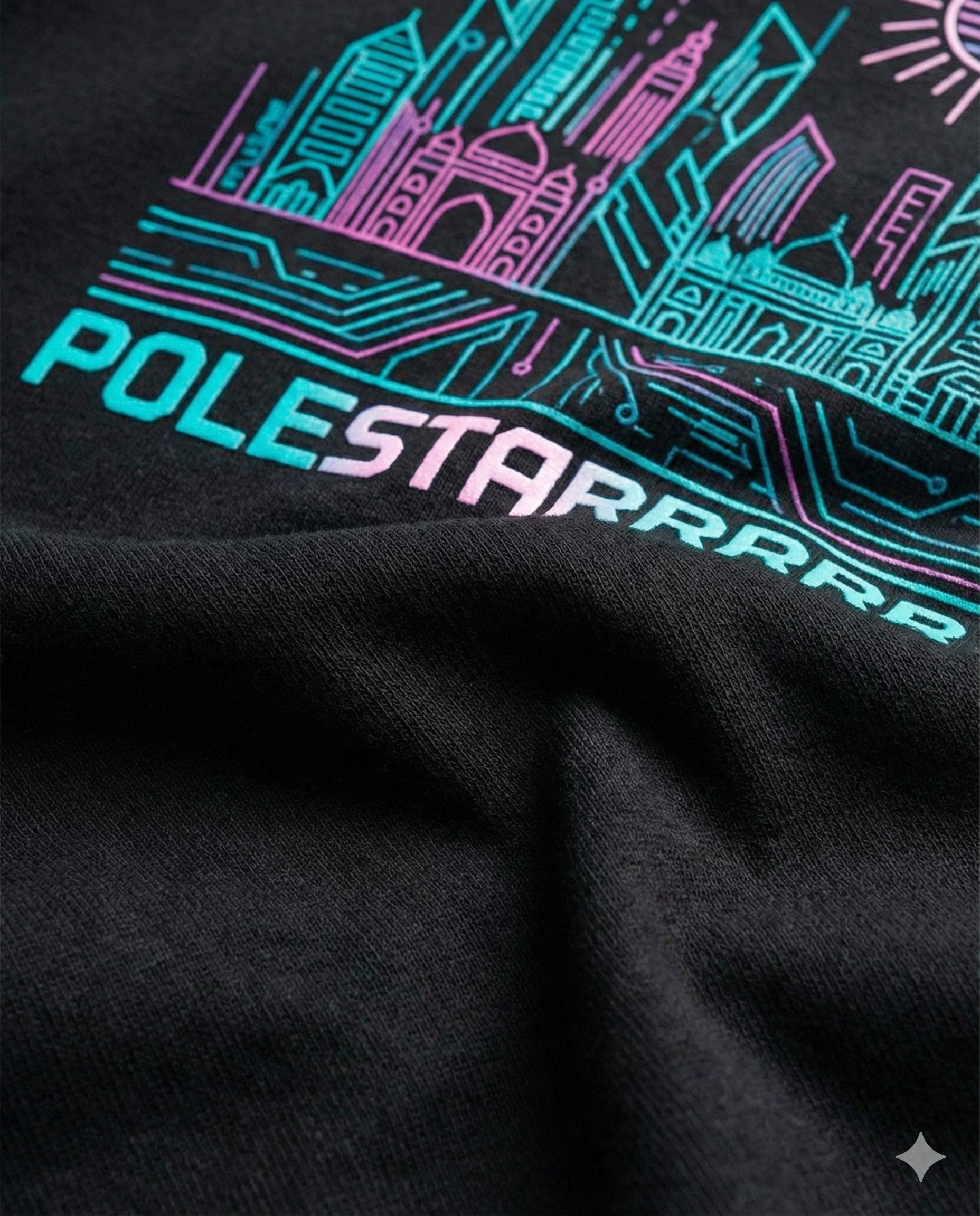 The Neon Horizon Oversized Tee