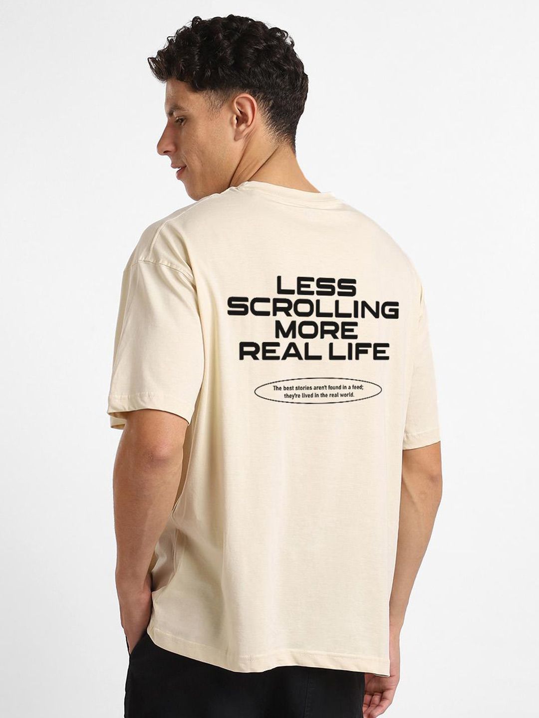 Offline Mode Oversized Tee – Digital Detox Drop