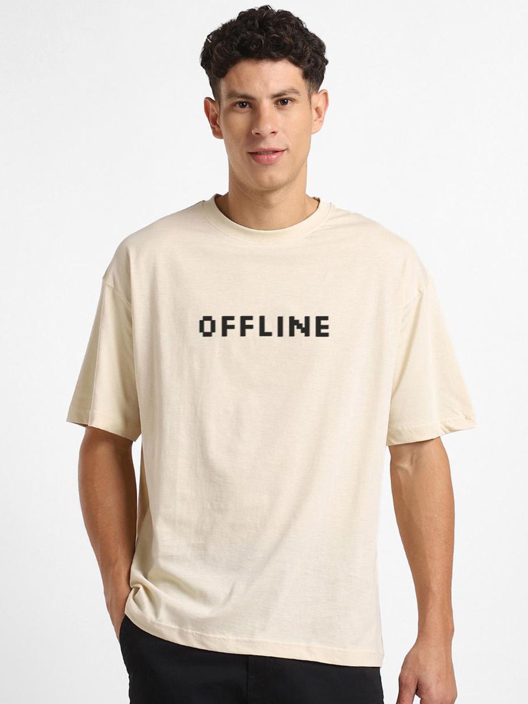 Offline Mode Oversized Tee – Digital Detox Drop