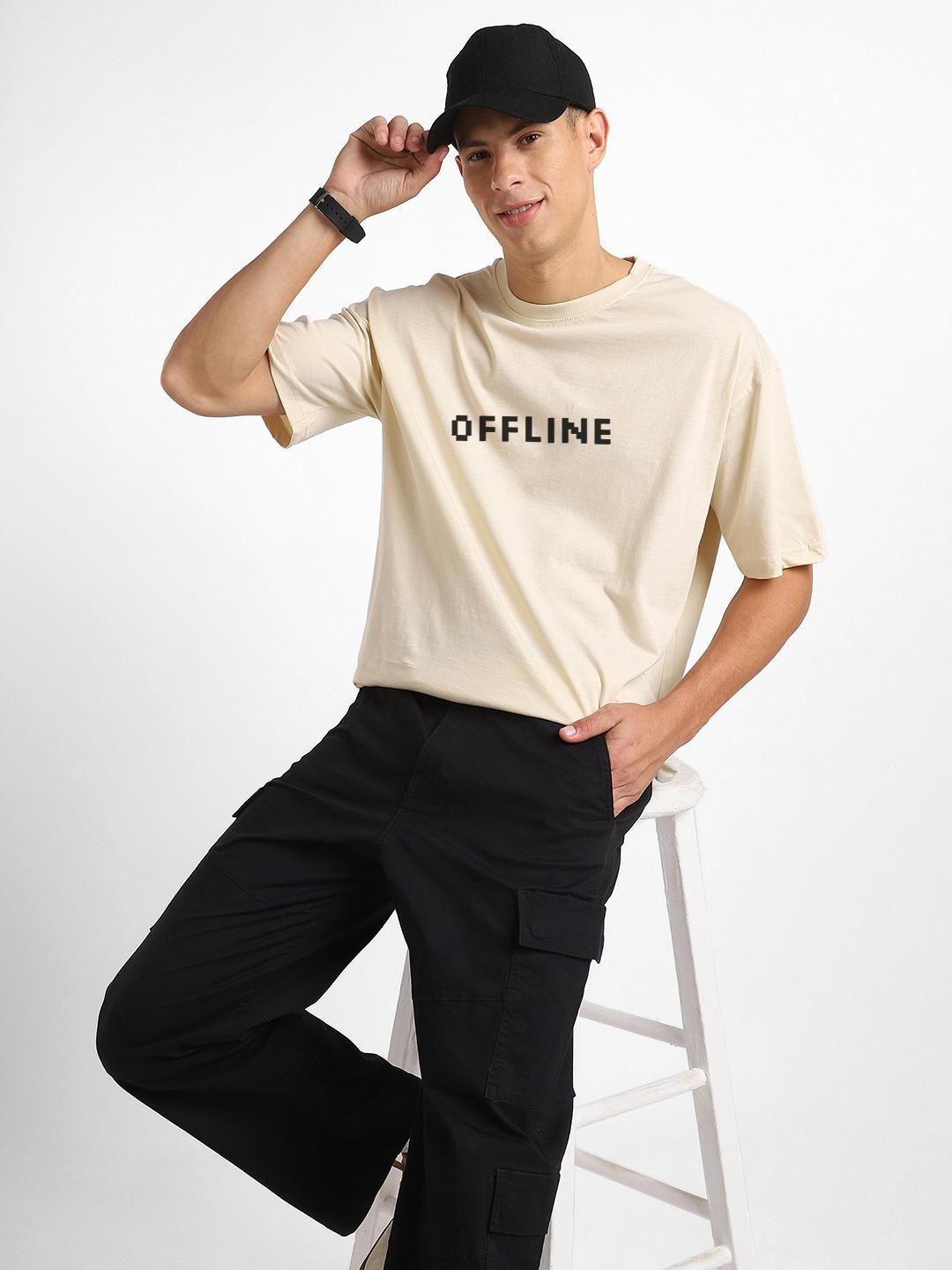 Offline Mode Oversized Tee – Digital Detox Drop