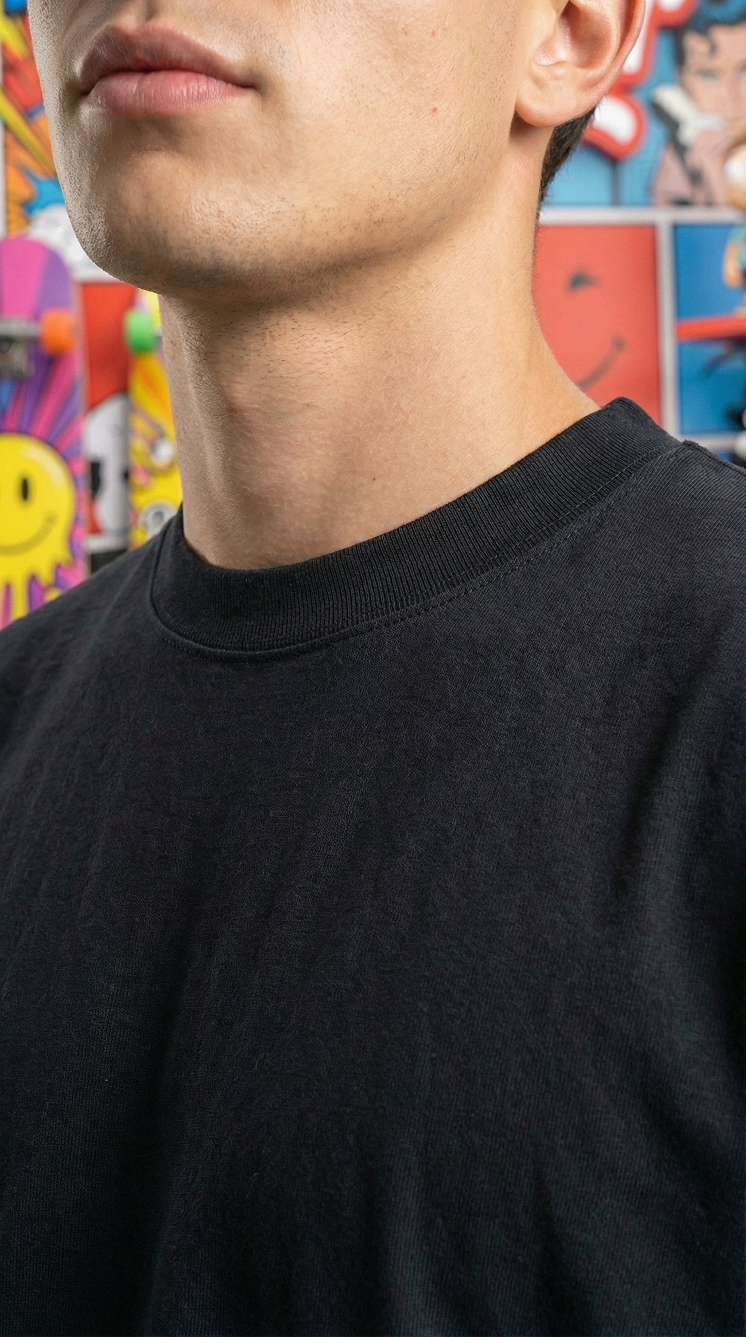 The 280 Noir | Heavyweight French Terry Oversized Tee