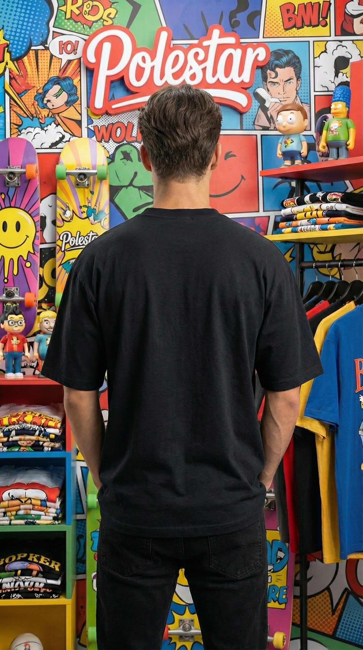 The 280 Noir | Heavyweight French Terry Oversized Tee