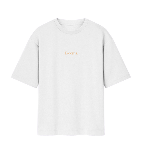 Blooms Collection white floral tee
