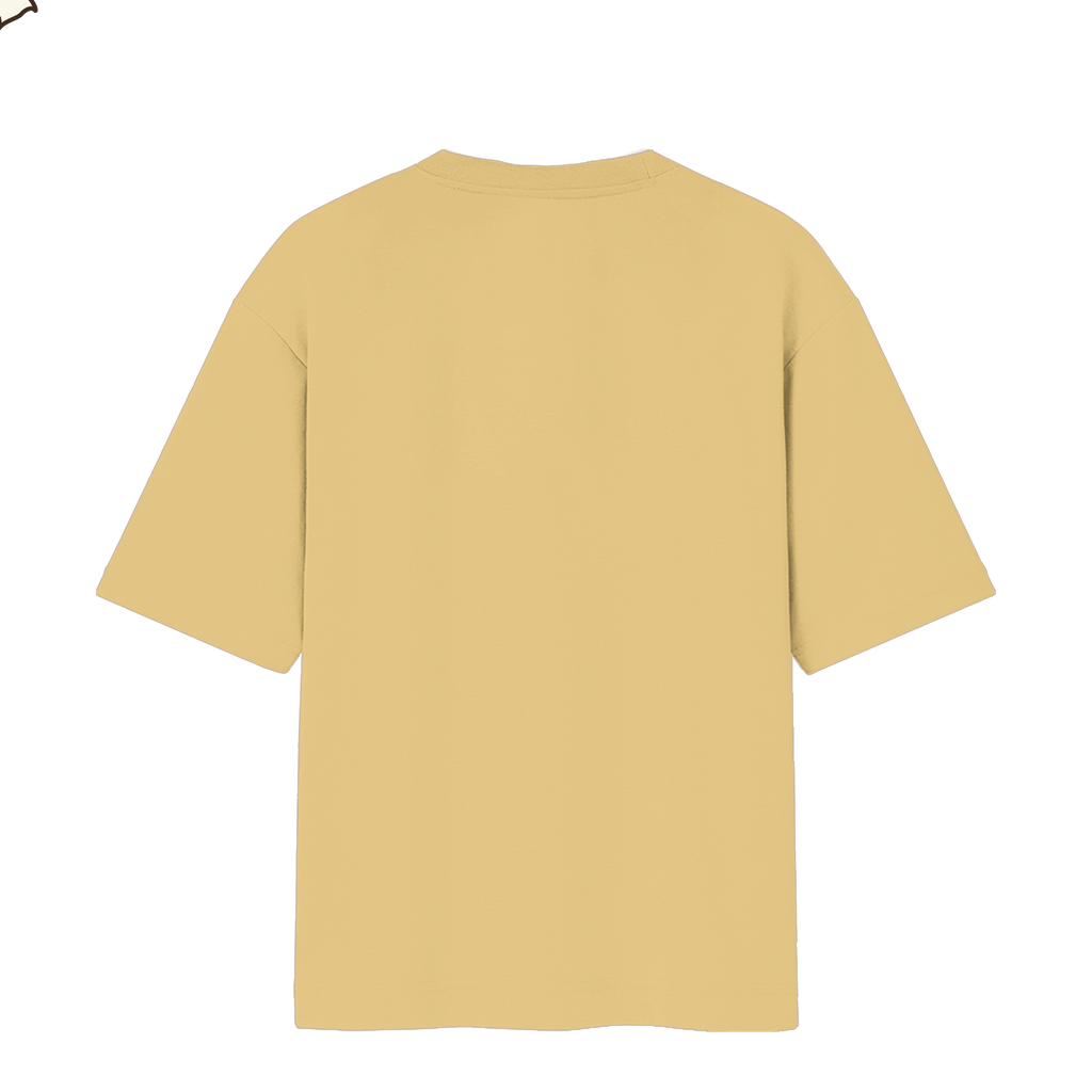 Lily Bloom Oversized Tee – Sand Beige
