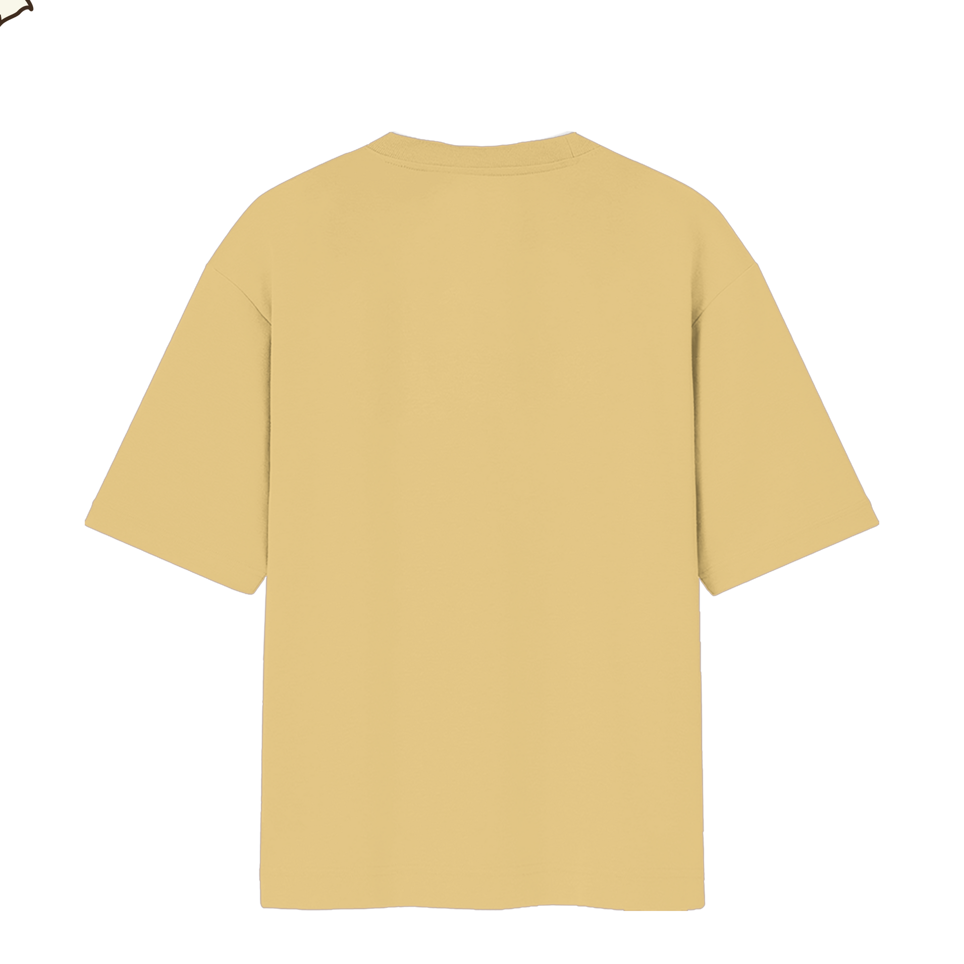 Lily Bloom Oversized Tee – Sand Beige