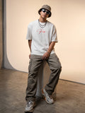 Signature Boxy Waffle T-Shirt - Off white