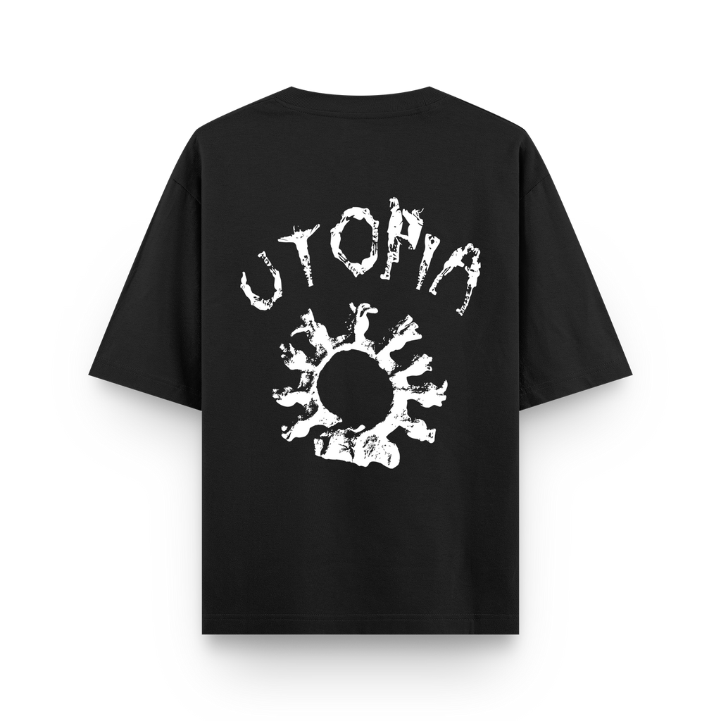 Polestarrrr “Utopia” Oversized Graphic T-Shirt – Music Festival Edition