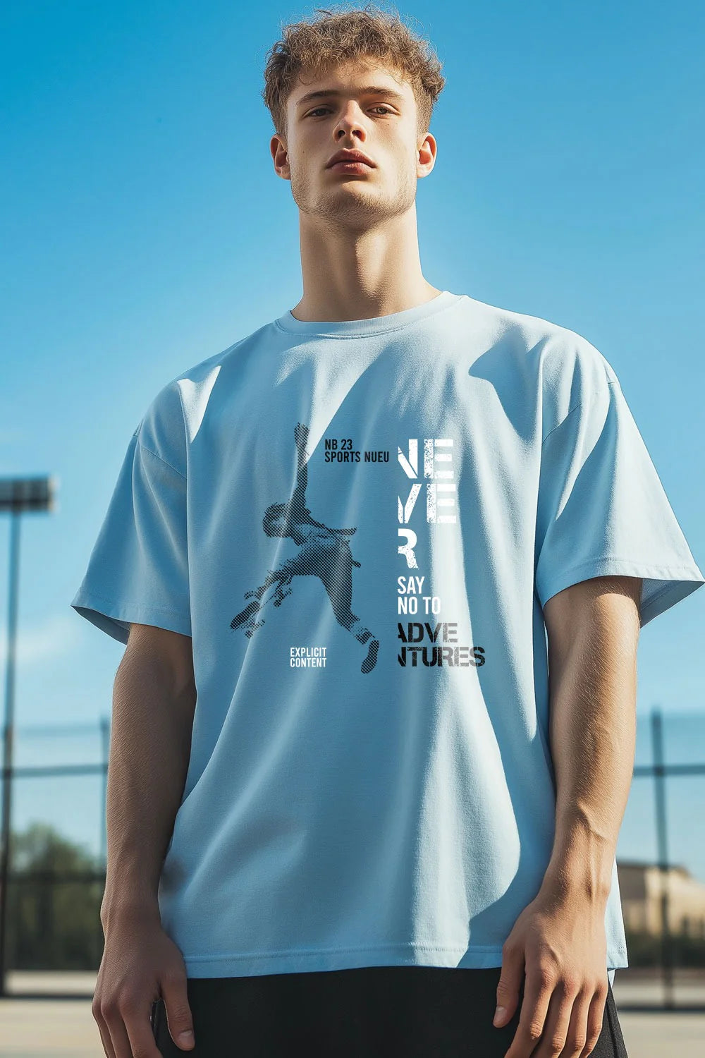Never Say No Graphic Tee – Skater Spirit Edition