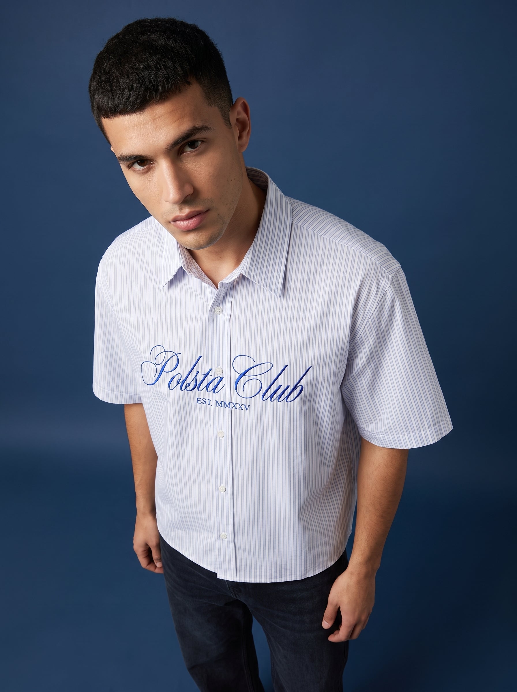 POLSTA Club Striped Oxford Shirt