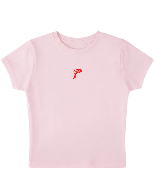 Baby Pink Baby Tee Front Design