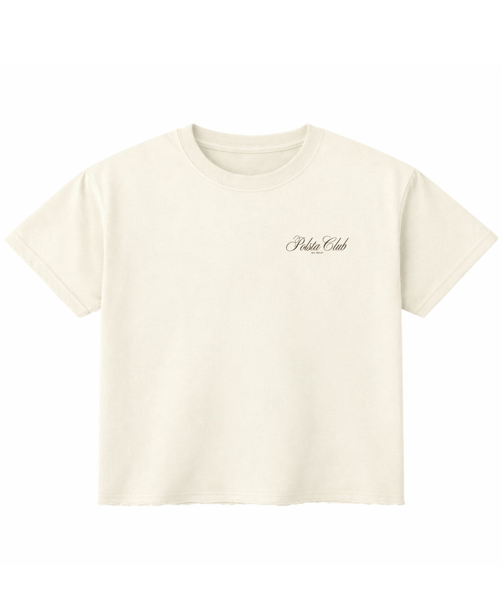 Off White Boxy Fit T-shirt Front Design