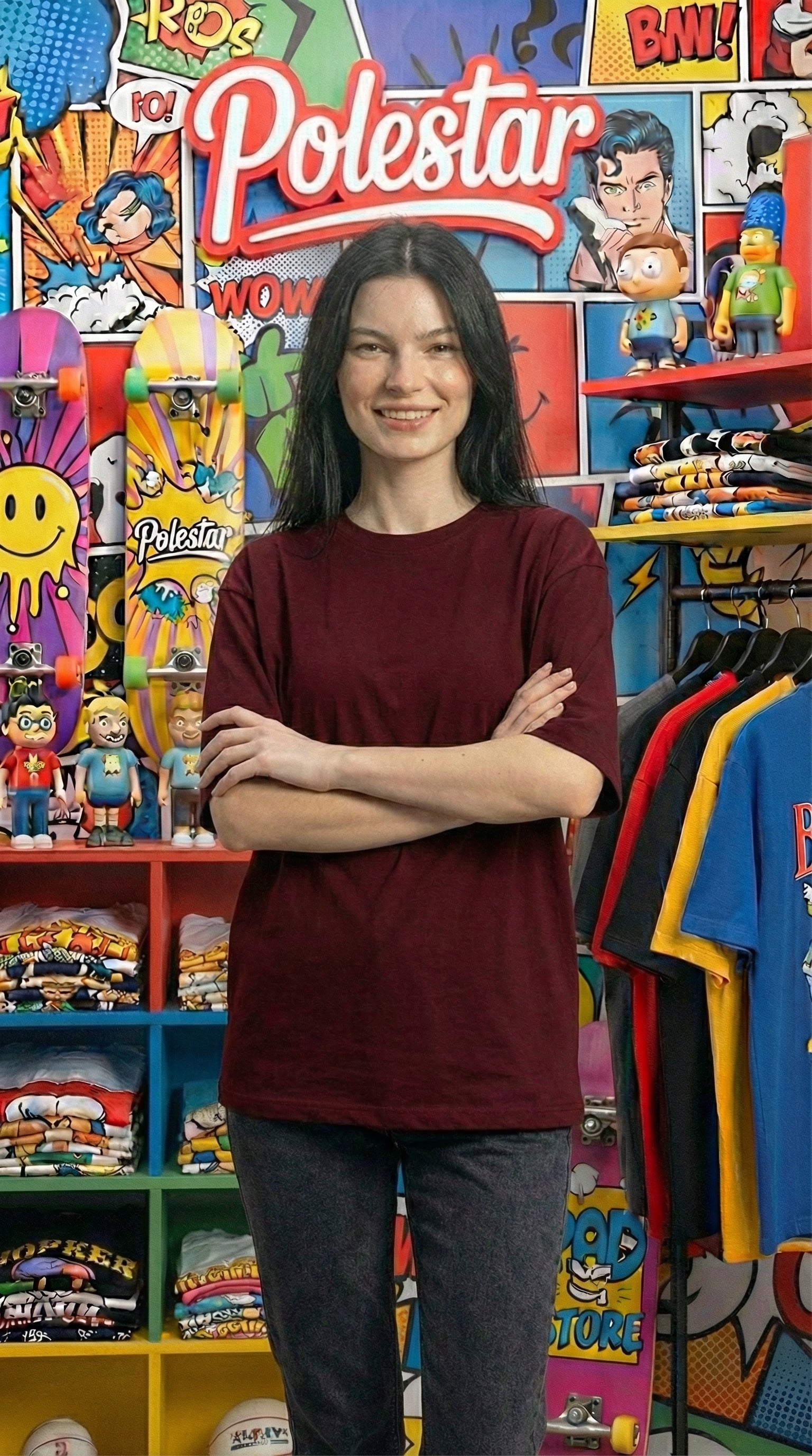 The 280 Bordeaux | Unisex Heavyweight French Terry Tee