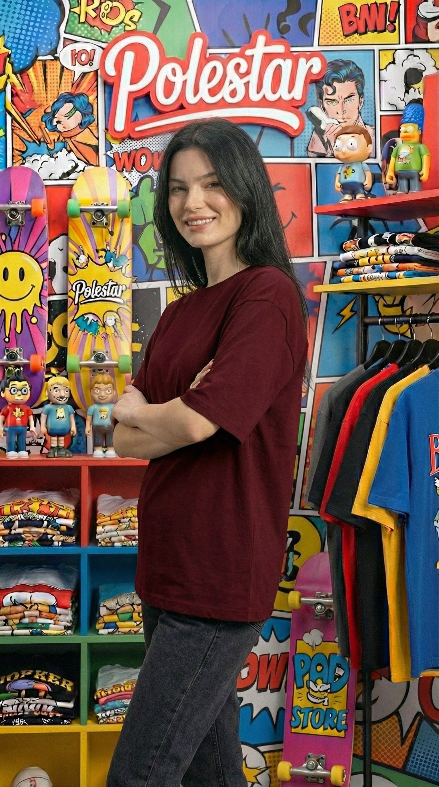 The 280 Bordeaux | Unisex Heavyweight French Terry Tee