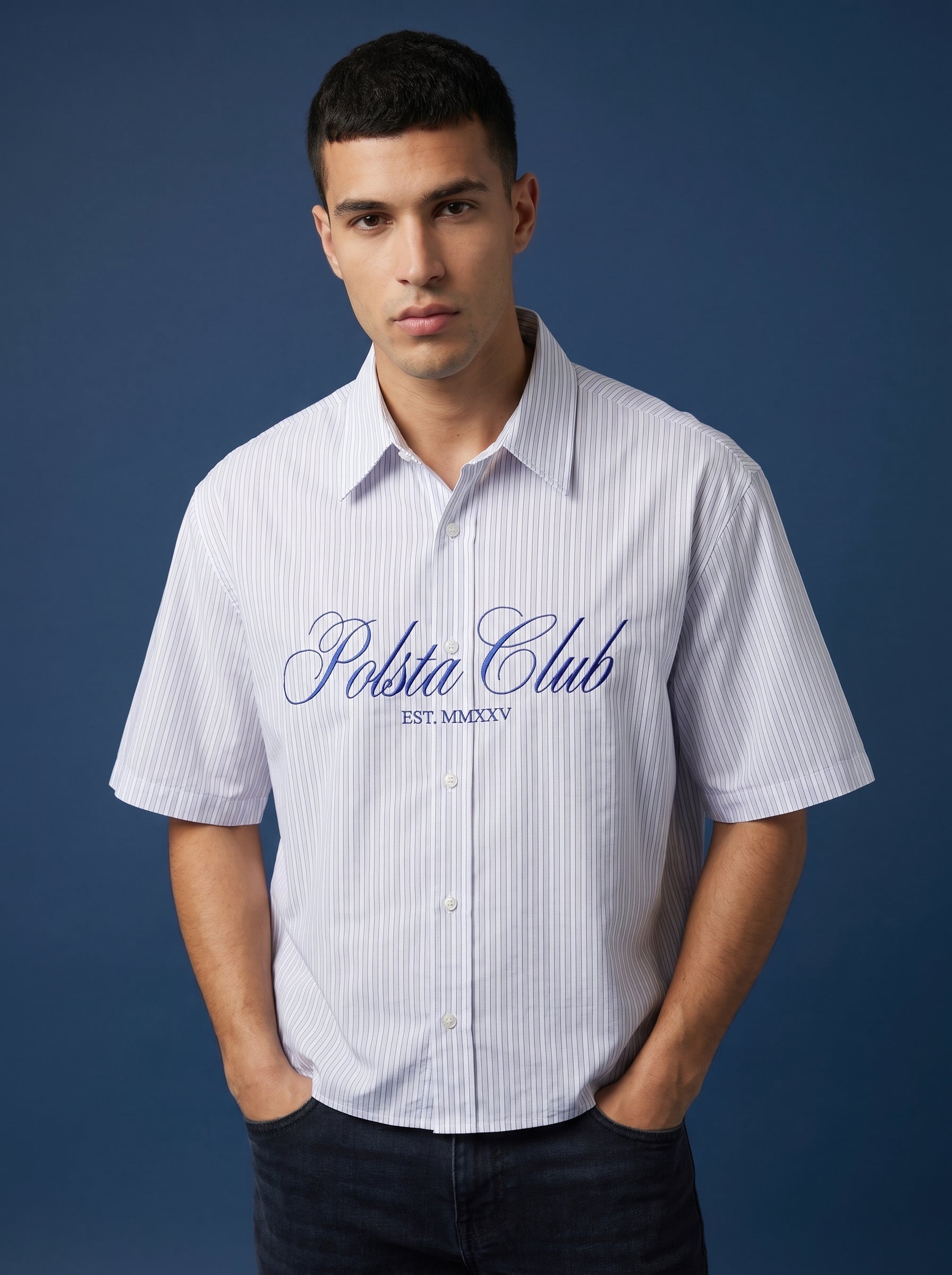 POLSTA Club Striped Oxford Shirt